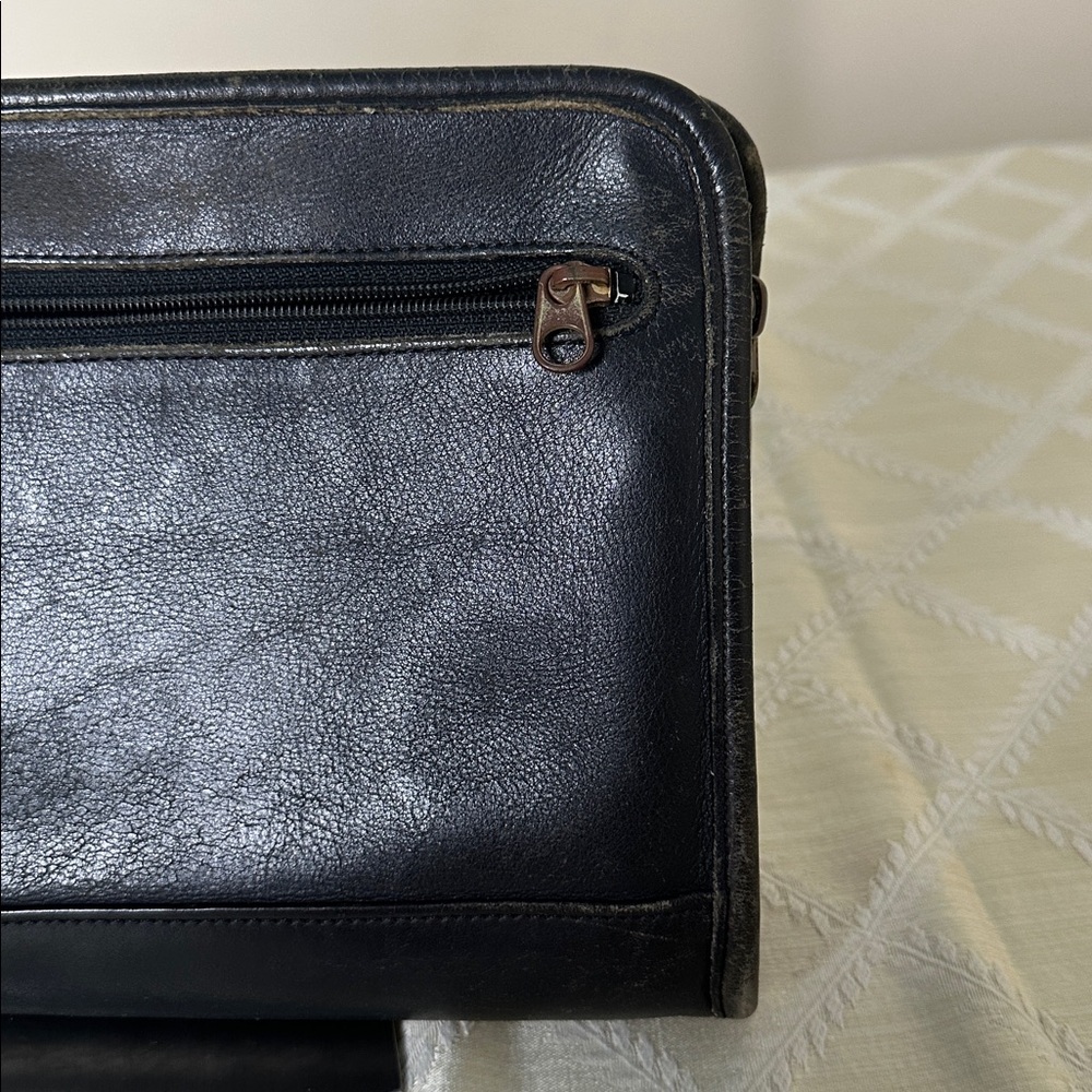 Coach Black Leather Clutch Bag - Picture 2 of 9